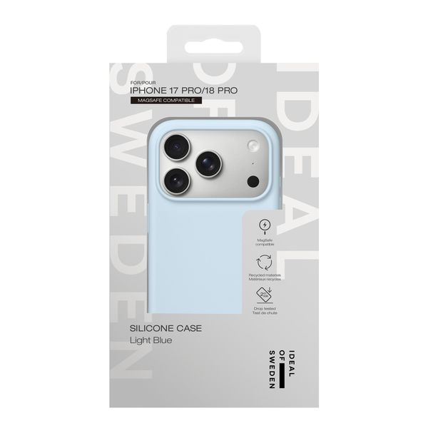 iDeal of Sweden Silikonhülle mit MagSafe Apple iPhone 18 Pro / 17 Pro - Light Blue