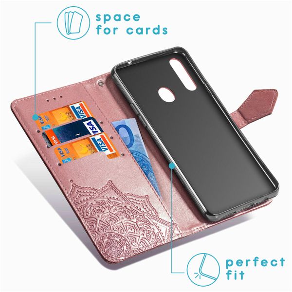 imoshion Mandala Klapphülle Samsung Galaxy A20s - Roségold