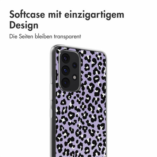 imoshion Design Hülle Samsung Galaxy A53 - Leopard Lilac