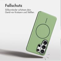 imoshion Color Backcover mit Thin MagSafe Ring Samsung Galaxy S26 Ultra - Dunkelgrün