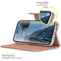 Accezz Wallet TPU Klapphülle für das iPhone 14 Pro - Rose Gold