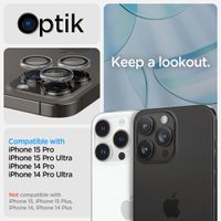 Spigen Glas.tR EZFit Optik Linsen Protektor 2er-Pack für das Apple iPhone 15 Pro / 15 Pro Max