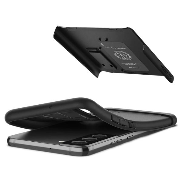 Spigen Slim Armor Case für das Samsung Galaxy S22 - Schwarz