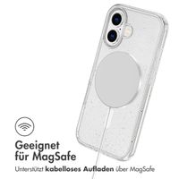 imoshion Sparkle Back Cover mit MagSafe für das Apple iPhone 16 - Glitzer Transparent
