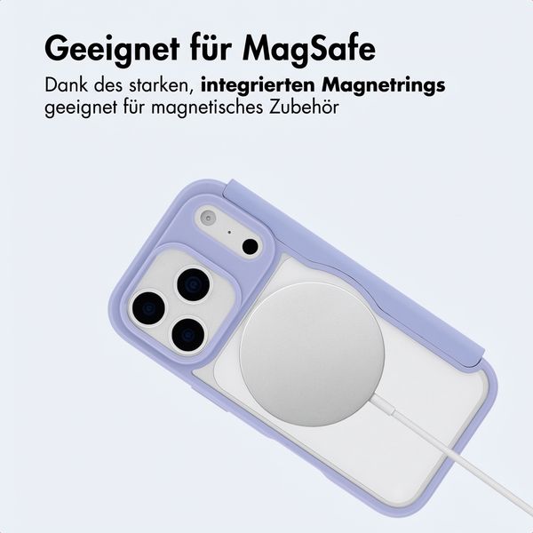 imoshion Transparente Bookcase mit MagSafe Apple iPhone 17 Pro - Lila