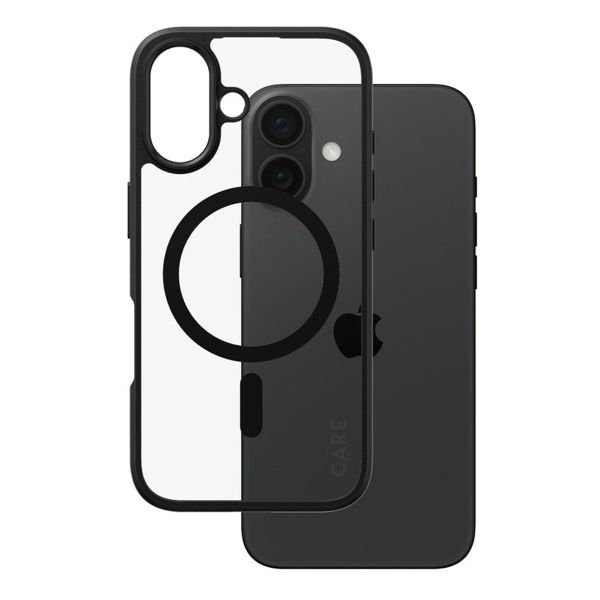 CARE by PanzerGlass Urban Combat Case MagSafe für das iPhone 16 - Schwarz