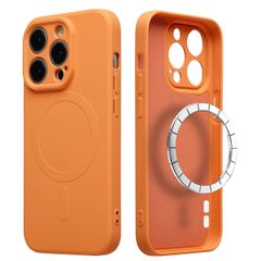 imoshion Color Back Cover mit MagSafe Apple iPhone 14 Pro - Neon Orange