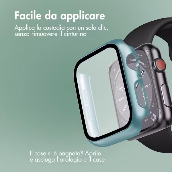 imoshion Full Cover Hard Case Apple Watch 4 / 5 / 6 / SE - 40 mm - Dunkelgrün