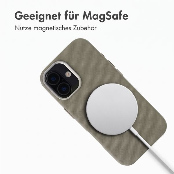 Accezz Mesh Backcover mit MagSafe Apple iPhone 16 - Dunkelgrau