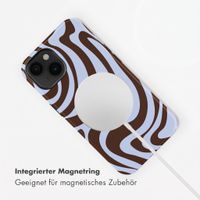Selencia Vivid Rückabdeckung mit MagSafe Apple iPhone 14 - Dream Swirl Chocolate