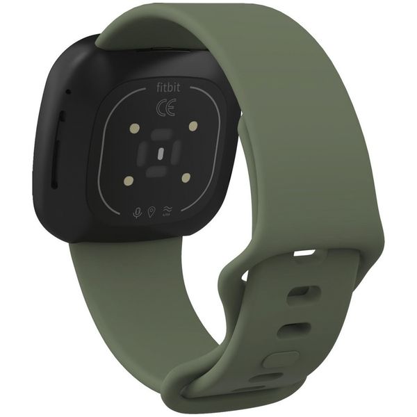 imoshion Silikonband für das  Fitbit Versa 4/ 3 / Sense (2) - Grün