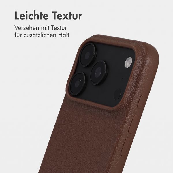 imoshion Texture Backcover Apple iPhone 18 Pro Max / 17 Pro Max - Dunkelbraun