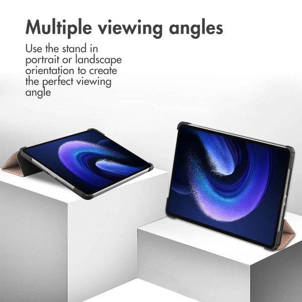 imoshion Trifold Klapphülle Xiaomi Pad 6 / 6 Pro - Rosé gold