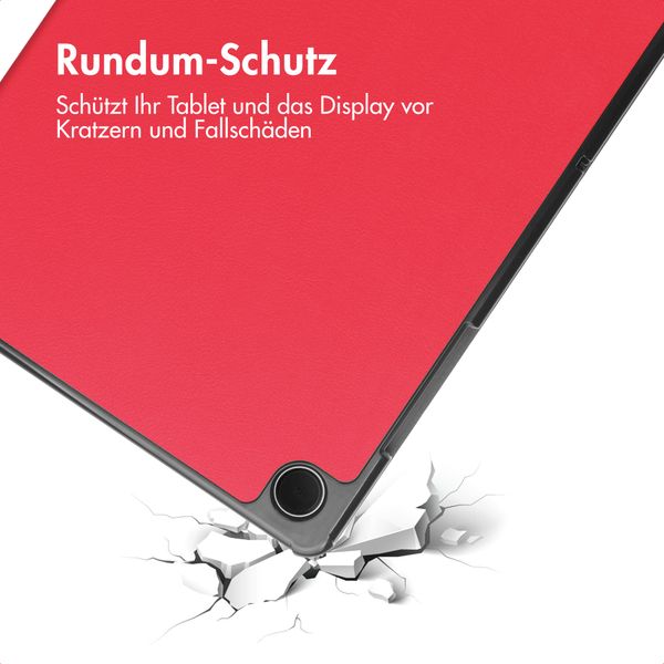 imoshion Trifold Klapphülle Samsung Galaxy Tab A11 Plus - Rot