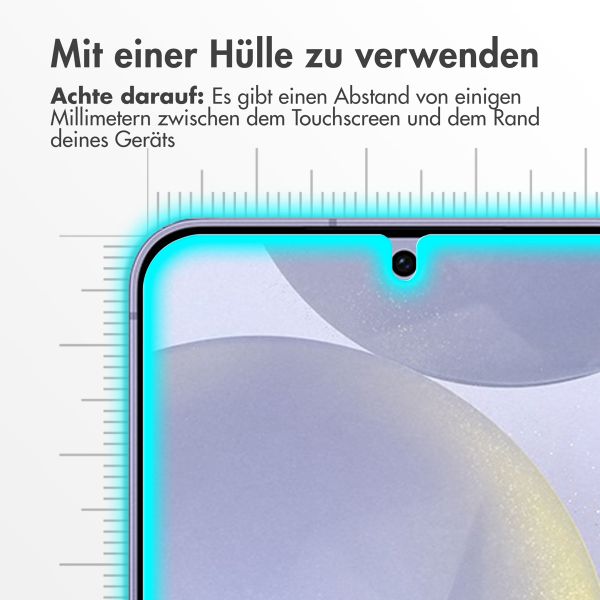 Accezz Screen Protector aus gehärtetem Glas Samsung Galaxy S24 Plus / S25 Plus