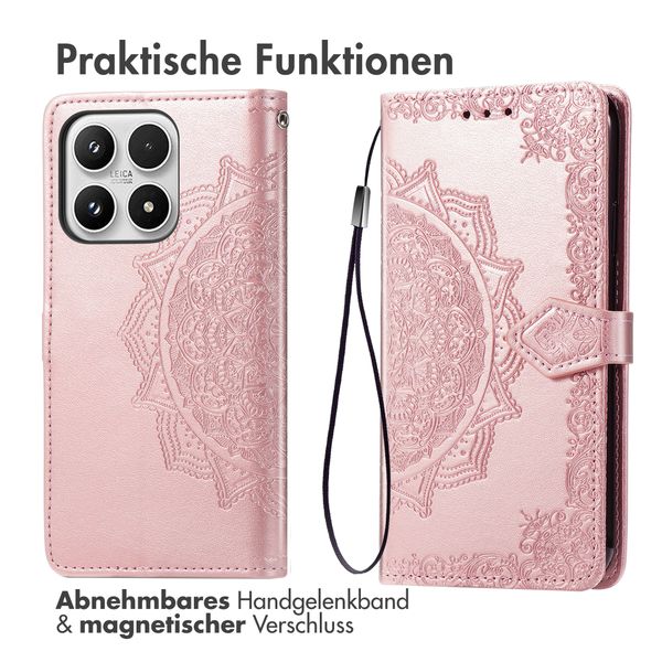imoshion Mandala Klapphülle Xiaomi 17 - Rose Gold
