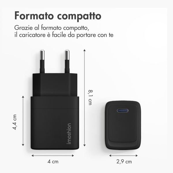 imoshion 20 Watt Ladegerät | USB-C - Schwarz