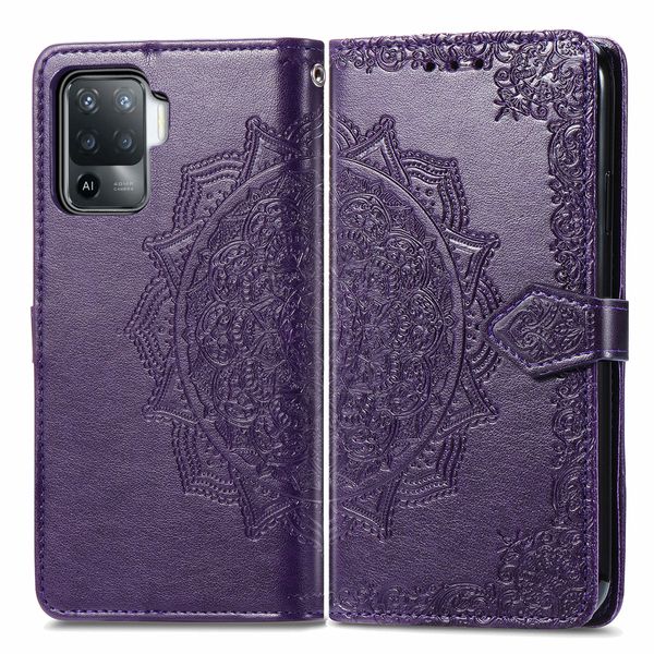 imoshion Mandala Klapphülle Oppo A94 (5G) - Violett