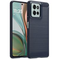 imoshion Brushed Back Cover Motorola Moto G75 5G - Dunkelblau