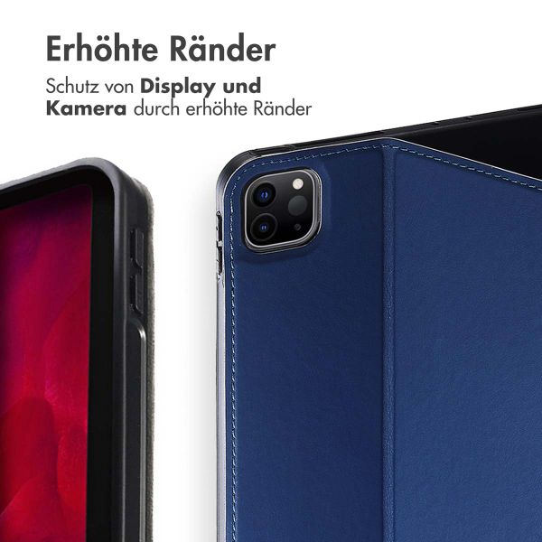 Accezz Classic Klapphülle Apple iPad Pro 12.9 (2022) / Pro 12.9 (2021) / Pro 12.9 (2020) - Dunkelblau