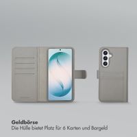 Selencia Olyn Abnehmbare Bookcase mit MagSafe Samsung Galaxy S26 Plus - Grau