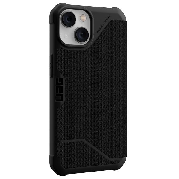 UAG Metropolis Klapphülle für das iPhone 14 - Kevlar Black