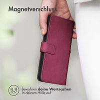 imoshion Luxuriöse Klapphülle Apple iPhone 16e - Bordeaux