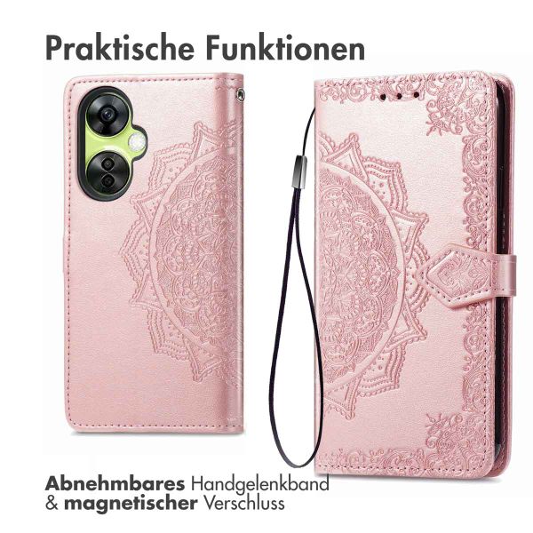 imoshion Mandala Klapphülle OnePlus Nord CE 3 Lite (5G) - Rosé gold
