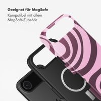 Selencia Vivid Rückabdeckung mit MagSafe Apple iPhone Air - Wavy Swirl Pink Plum