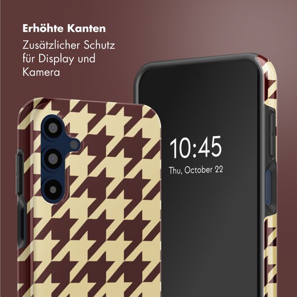 Selencia Vivid Back Cover Samsung Galaxy A16 - Pied-de-Poule