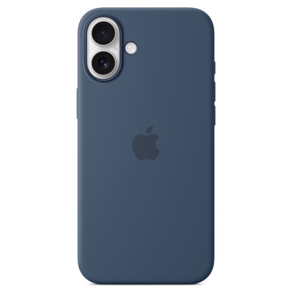 Apple Silikon-Case MagSafe für das iPhone 16 Plus - Denim