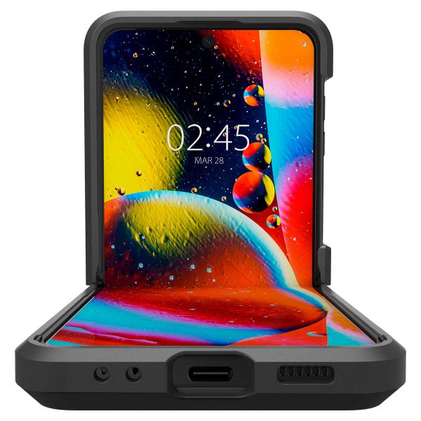 Spigen Tough Armor™ Case für das Samsung Galaxy Flip 4 - Schwarz