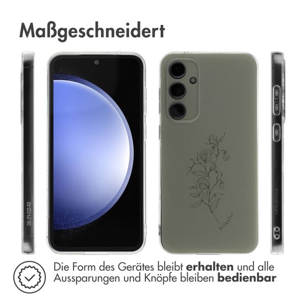 imoshion Design Hülle Samsung Galaxy S23 FE - Floral Green