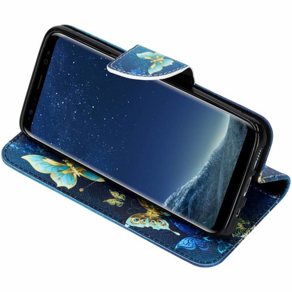 Design TPU Klapphülle für das Samsung Galaxy S8