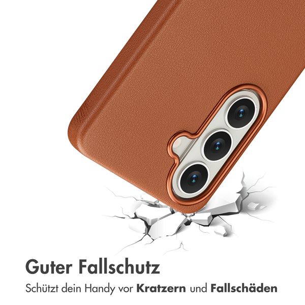 Accezz MagSafe Leather Backcover Samsung Galaxy S26 - Sienna Brown