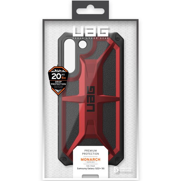 UAG Monarch Case für das Samsung Galaxy S22 Plus - Crimson