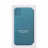 Apple Leather Folio Klapphülle für das Apple iPhone 11 Pro Max - Peacock