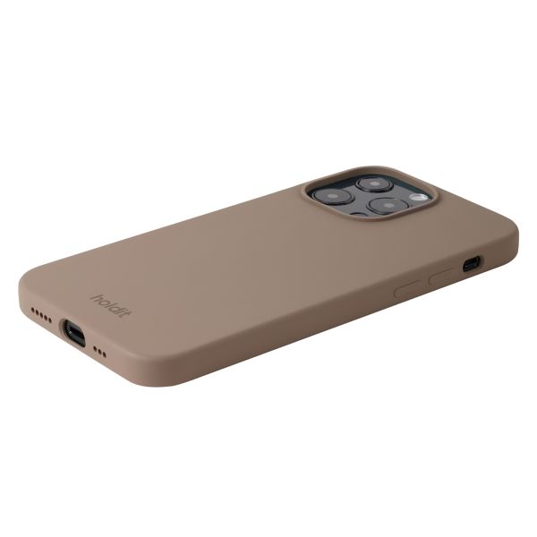 Holdit Silicone Case Apple iPhone 13 Pro - Mocha Brown
