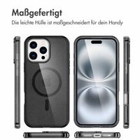 imoshion Sparkle Back Cover mit MagSafe Apple iPhone 16 Pro Max - Glitter Schwarz