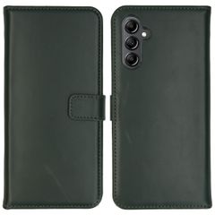 Selencia Echtleder Klapphülle Samsung Galaxy A14 (5G/4G) - Grün