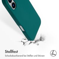 Accezz Liquid Silikoncase mit MagSafe iPhone 16 - Forest Green