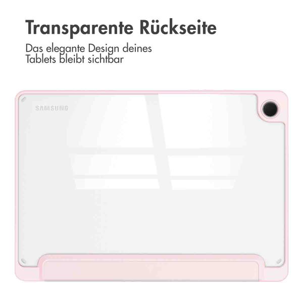 imoshion Trifold Hardcase Klapphülle Samsung Galaxy Tab A9 Plus - Rosa