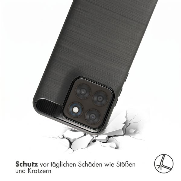 imoshion Brushed Back Cover Motorola Moto G77 - Schwarz