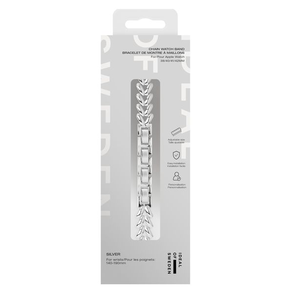 iDeal of Sweden Delicate Chain Watch Band für Apple Watch | 38/40/41/42 mm - Silber