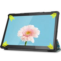 imoshion Design Trifold Klaphülle Lenovo Tab M10 - Green Plant