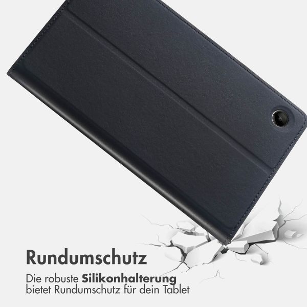 Accezz Classic Klapphülle Samsung Galaxy Tab A9 8.7 Zoll - Schwarz