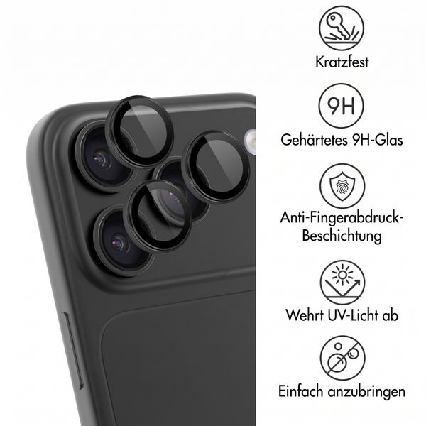 imoshion 2er-Pack Kameralinsenschutz für das Apple iPhone 18 Pro / 18 Pro Max - Schwarz