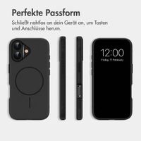 imoshion Color Backcover mit Thin MagSafe Ring Apple iPhone 16 - Schwarz