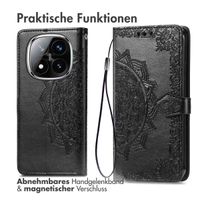 imoshion Mandala Klapphülle Xiaomi Redmi Note 14 Pro Plus (5G) - Schwarz