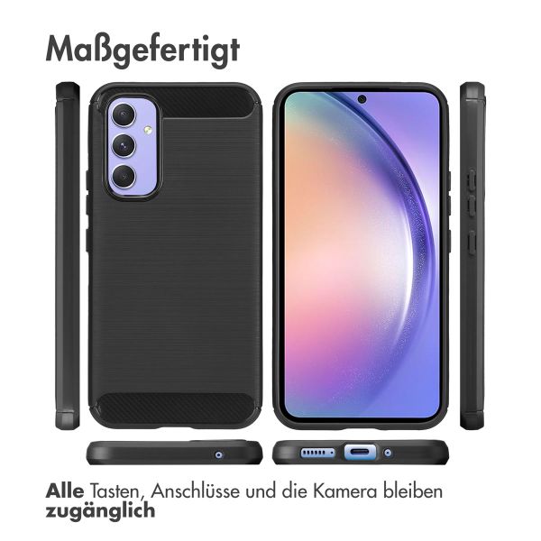 imoshion Brushed Back Cover Samsung Galaxy A54 (5G) - Schwarz